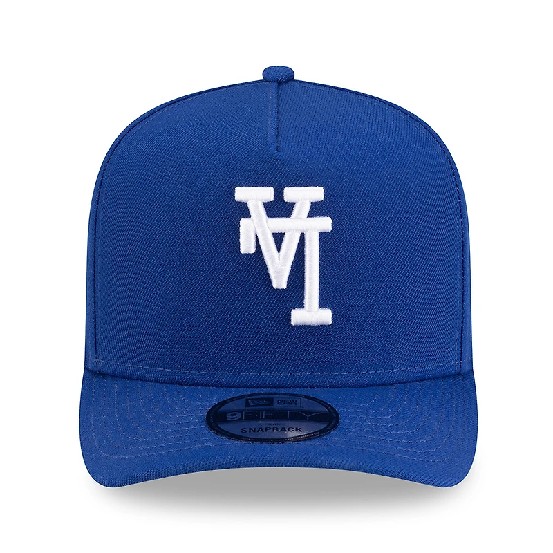 Los Angeles Dodgers Royal Blue Upside Down New Era 9FIFTY A-Frame Snapback Hat