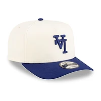 Los Angeles Dodgers Chrome and Royal Upside Down 2Tone New Era 9FIFTY A-Frame Snapback Hat