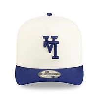 Los Angeles Dodgers Chrome and Royal Upside Down 2Tone New Era 9FIFTY A-Frame Snapback Hat