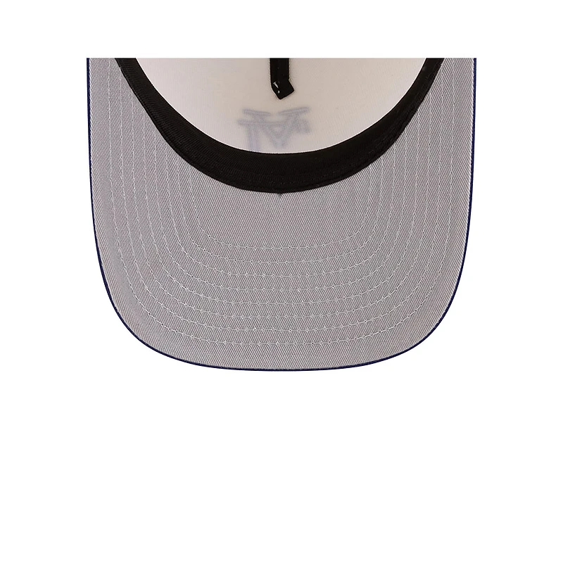 Los Angeles Dodgers Chrome and Royal Upside Down 2Tone New Era 9FIFTY A-Frame Snapback Hat