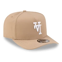 Los Angeles Dodgers Camel Brown Upside Down 2Tone New Era 9FIFTY A-Frame Snapback Hat