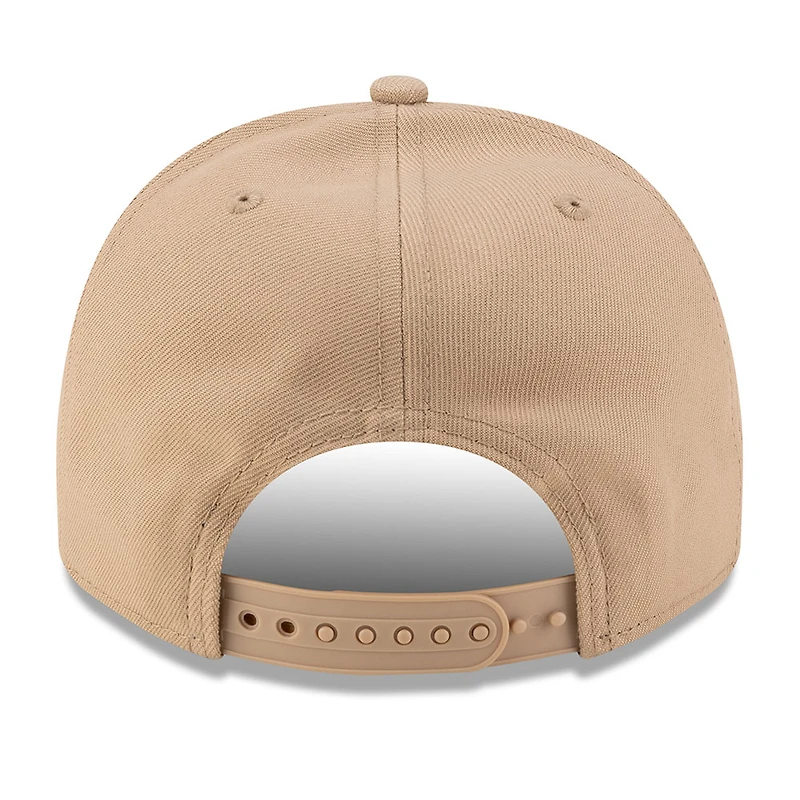 Los Angeles Dodgers Camel Brown Upside Down 2Tone New Era 9FIFTY A-Frame Snapback Hat