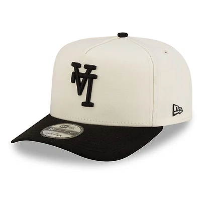 Los Angeles Dodgers Chrome and Black Upside Down 2Tone New Era 9FIFTY A-Frame Snapback Hat