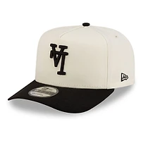 Los Angeles Dodgers Chrome and Black Upside Down 2Tone New Era 9FIFTY A-Frame Snapback Hat