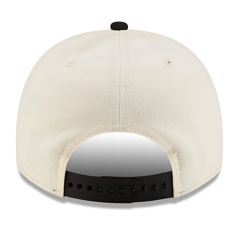 Los Angeles Dodgers Chrome and Black Upside Down 2Tone New Era 9FIFTY A-Frame Snapback Hat