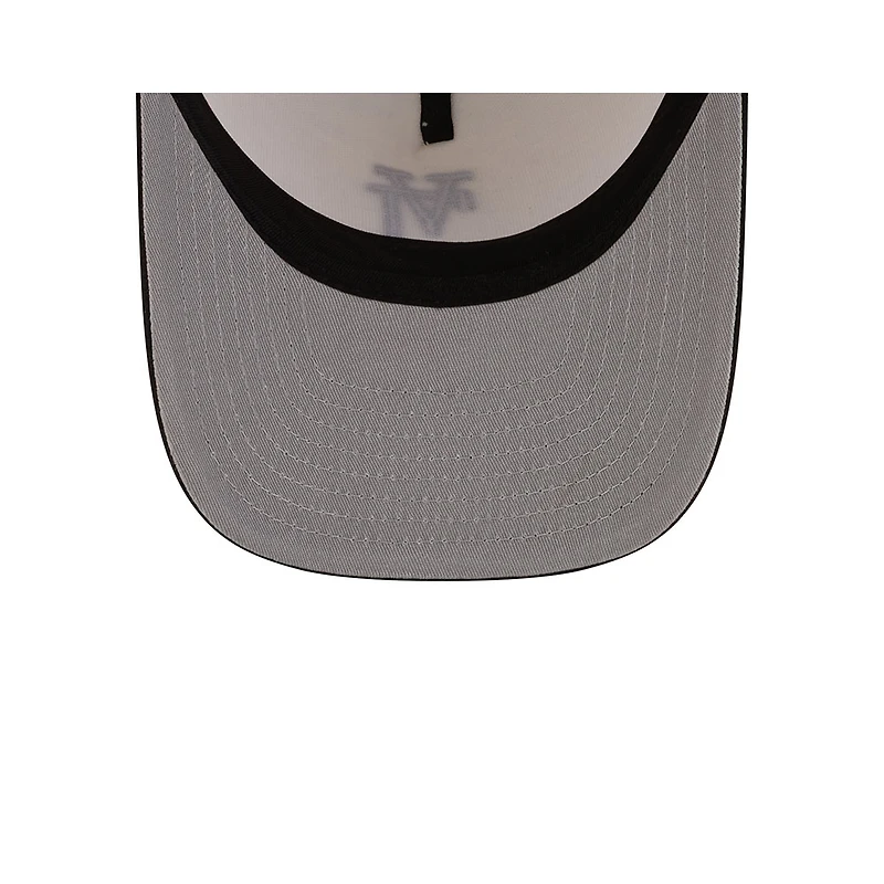 Los Angeles Dodgers Chrome and Black Upside Down 2Tone New Era 9FIFTY A-Frame Snapback Hat