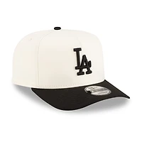 Los Angeles Dodgers Chrome and Black 2Tone New Era 9FIFTY A-Frame Snapback Hat
