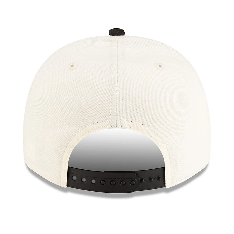 Los Angeles Dodgers Chrome and Black 2Tone New Era 9FIFTY A-Frame Snapback Hat