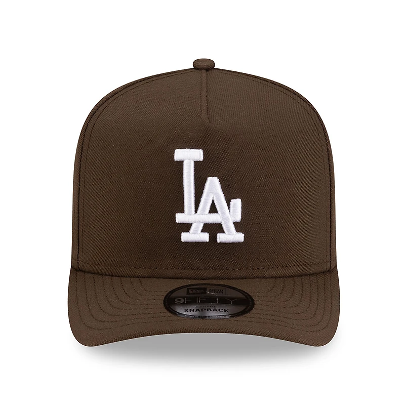 Los Angeles Dodgers Walnut Brown New Era 9FIFTY A-Frame Snapback Hat