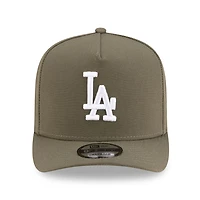 Los Angeles Dodgers Olive Green New Era 9FIFTY A-Frame Snapback Hat