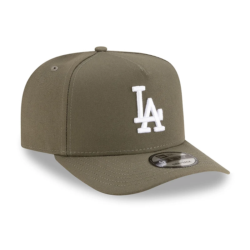 Los Angeles Dodgers Olive Green New Era 9FIFTY A-Frame Snapback Hat
