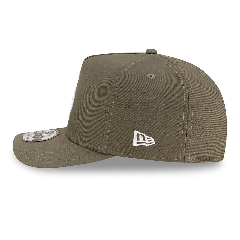 Los Angeles Dodgers Olive Green New Era 9FIFTY A-Frame Snapback Hat