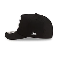 Mexico Black and White with Mexico Flag Patch New Era 9FIFTY A-Frame Snapback Hat