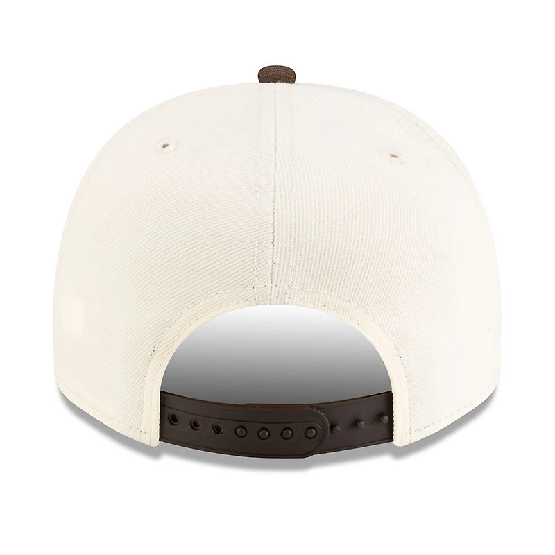 Mexico Chrome and Walnut Brown 2Tone with Mexico Flag Patch New Era 9FIFTY A-Frame Snapback Hat