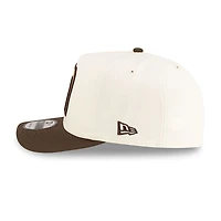 Mexico Chrome and Walnut Brown 2Tone with Mexico Flag Patch New Era 9FIFTY A-Frame Snapback Hat