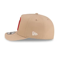 Mexico Camel Brown with Mexico Flag Patch New Era 9FIFTY A-Frame Snapback Hat
