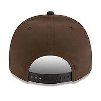 Mexico Dark Brown and Black with Mexico Flag Patch New Era 9FIFTY A-Frame Snapback Hat