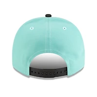 Mexico Turquoise and Black with Mexico Flag Patch New Era 9FIFTY A-Frame Snapback Hat