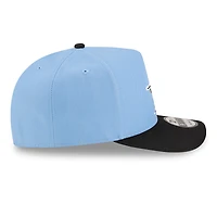 Houston Astros Sky Blue and Black Rose Logo New Era 9FIFTY A-Frame Snapback Hat