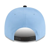 Houston Astros Sky Blue and Black Rose Logo New Era 9FIFTY A-Frame Snapback Hat