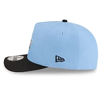 Houston Astros Sky Blue and Black Rose Logo New Era 9FIFTY A-Frame Snapback Hat