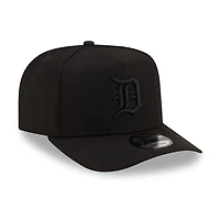 Detroit Tigers Black on Black New Era 9FIFTY A-Frame Snapback Hat