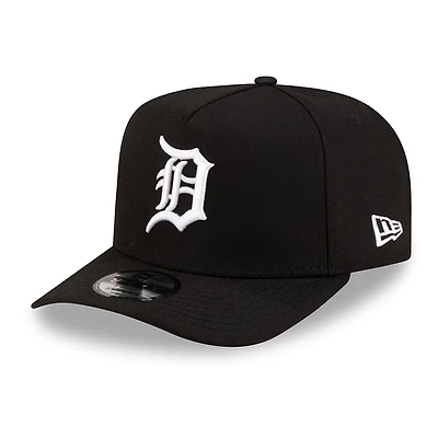 Detroit Tigers Black and White New Era 9FIFTY A-Frame Snapback Hat