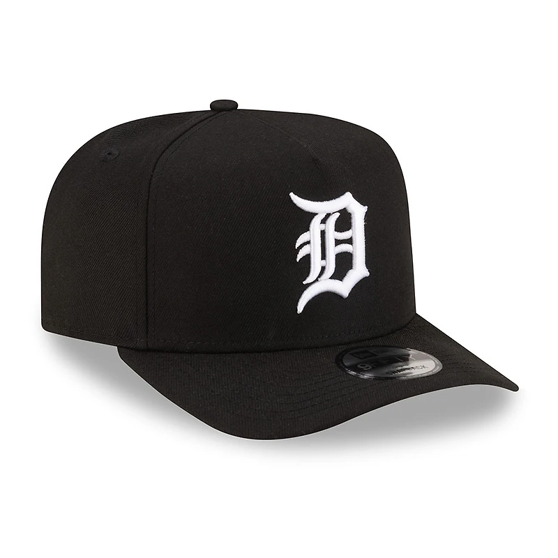 Detroit Tigers Black and White New Era 9FIFTY A-Frame Snapback Hat