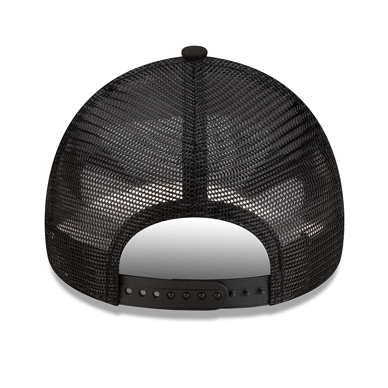 Chicago White Sox Black on Black Trucker New Era 9FORTY A-Frame Snapback Hat