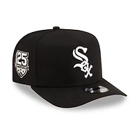 Chicago White Sox Black 125th Anniversary Patch Pink UV New Era 9FIFTY A-Frame Snapback Hat