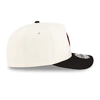 Chicago Cubs Chrome and Black Cooperstown 2Tone New Era 9FIFTY A-Frame Snapback Hat