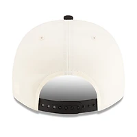 Chicago Cubs Chrome and Black Cooperstown 2Tone New Era 9FIFTY A-Frame Snapback Hat