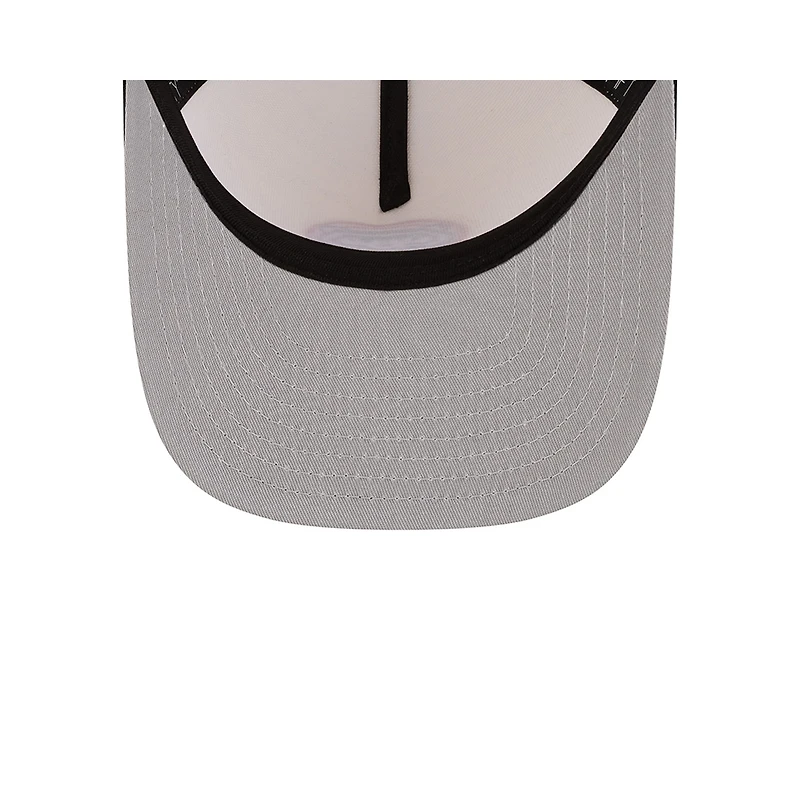 Chicago Cubs Chrome and Black Cooperstown 2Tone New Era 9FIFTY A-Frame Snapback Hat