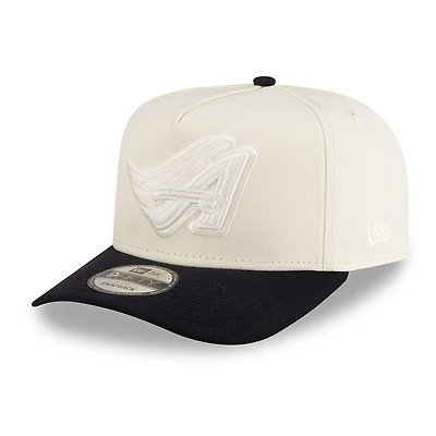 Anaheim Angels Chrome and Navy New Era 9FIFTY A-Frame Snapback Hat