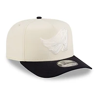 Anaheim Angels Chrome and Navy New Era 9FIFTY A-Frame Snapback Hat