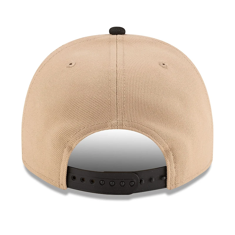 Arizona Diamondbacks Camel Brown and Black with Red Rose Side Patch New Era 9FIFTY A-Frame Snapback Hat