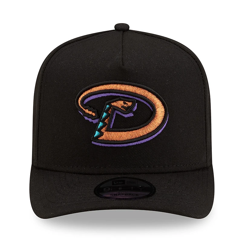 Arizona Diamondbacks Black Secondary Snake Logo New Era 9FIFTY A-Frame Snapback Hat