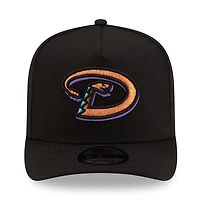 Arizona Diamondbacks Black Secondary Snake Logo New Era 9FIFTY A-Frame Snapback Hat