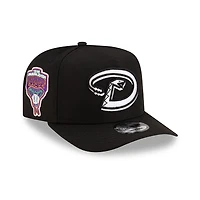 Arizona Diamondbacks Black 1998 Inaugural Season Patch Pink UV New Era 9FIFTY A-Frame Snapback Hat