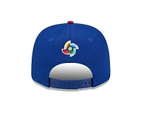 Puerto Rico Royal and Red 2026 World Baseball Classic WBC New Era 9SEVENTY Stretch Snapback Hat