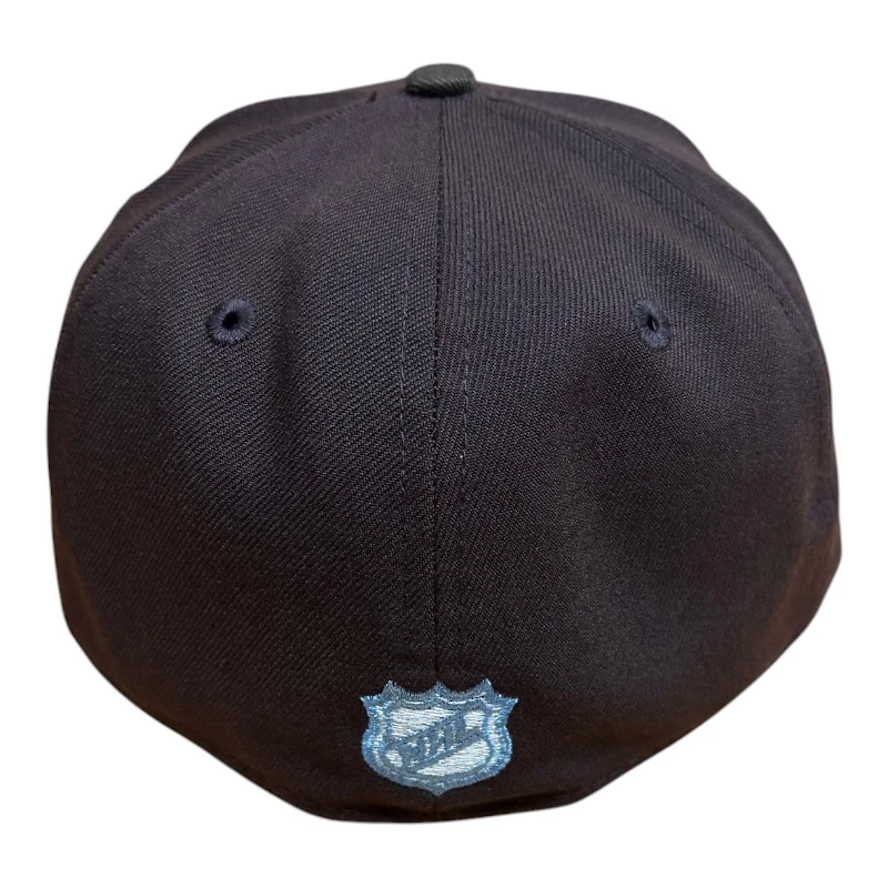 Utah Mammoth Burnt Wood and Walnut 2Tone "U" Tusk Patch Mountain Blue UV New Era 59FIFTY Fitted Hat
