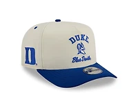 Duke Blue Devils Chrome and Royal Arched New Era 9FIFTY A-Frame Snapback Hat