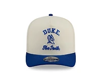 Duke Blue Devils Chrome and Royal Arched New Era 9FIFTY A-Frame Snapback Hat