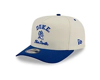 Duke Blue Devils Chrome and Royal Arched New Era 9FIFTY A-Frame Snapback Hat