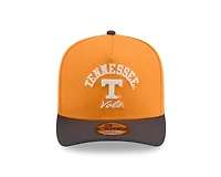 Tennessee Volunteers Orange and Black Arched New Era 9FIFTY A-Frame Snapback Hat