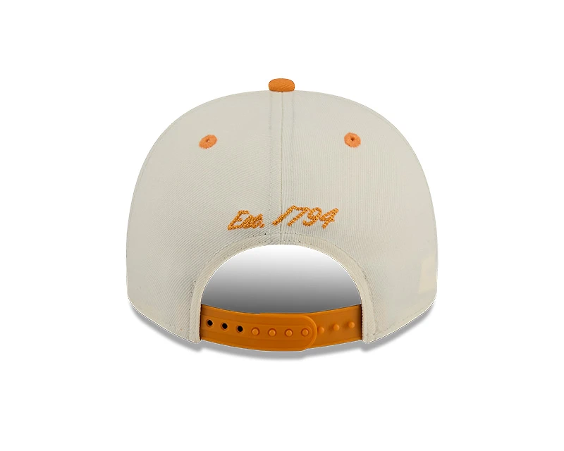 Tennessee Volunteers Chrome and Orange Arched New Era 9FIFTY A-Frame Snapback Hat