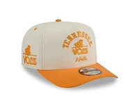 Tennessee Volunteers Chrome and Orange Arched New Era 9FIFTY A-Frame Snapback Hat
