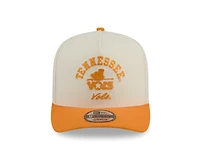 Tennessee Volunteers Chrome and Orange Arched New Era 9FIFTY A-Frame Snapback Hat