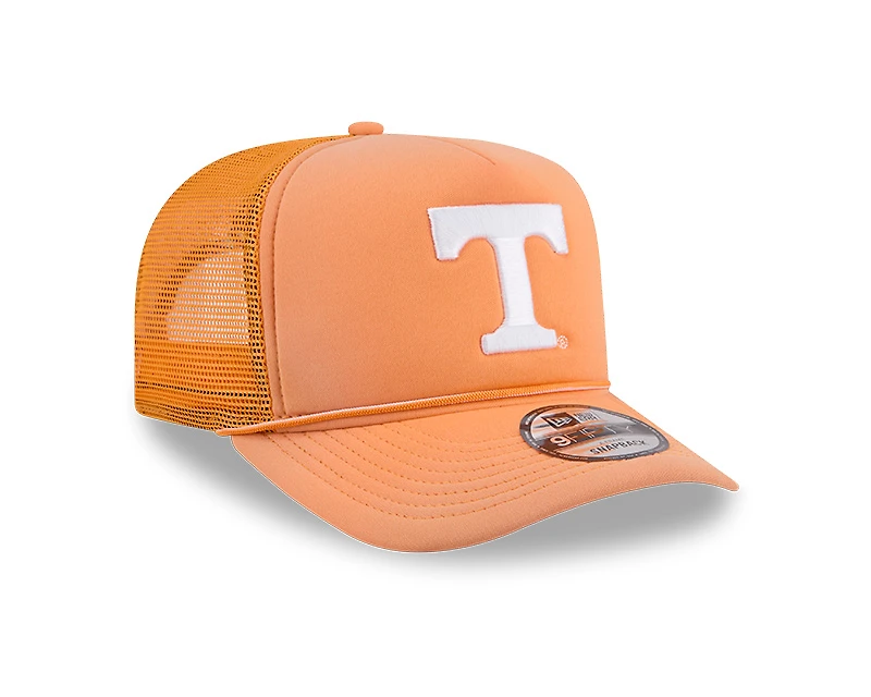 Tennessee Volunteers Orange Power T Trucker New Era 9FIFTY A-Frame Snapback Hat