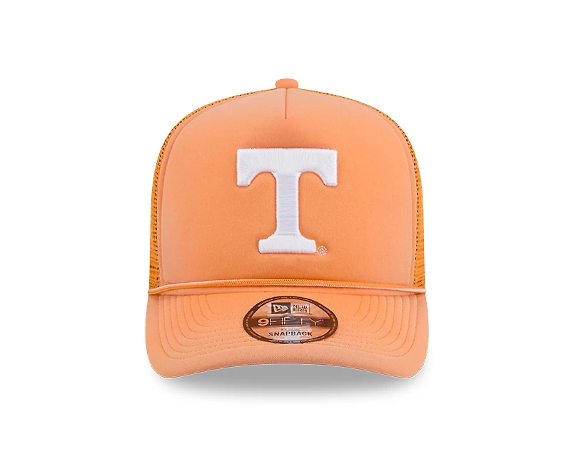 Tennessee Volunteers Orange Power T Trucker New Era 9FIFTY A-Frame Snapback Hat